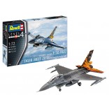 KIT PARA MONTAR REVELL AVIÃO LOCKHEED MARTIN F-16 MLU TIGER MEET 2018 1/72 98 PEÇAS REV 03860